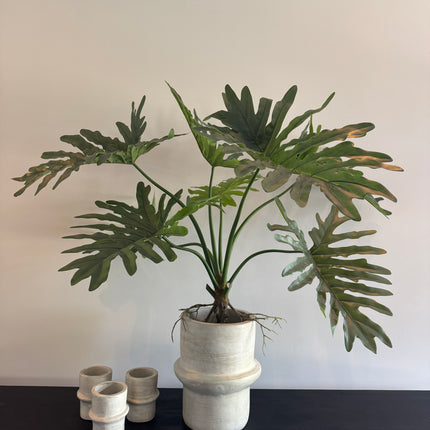 Luxe Kunstplant - Zijden Philodendron – 80 cm