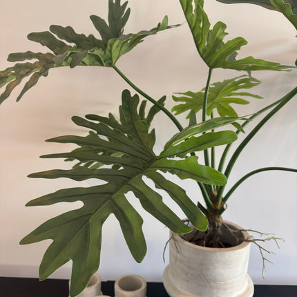Luxe Kunstplant - Zijden Philodendron – 80 cm