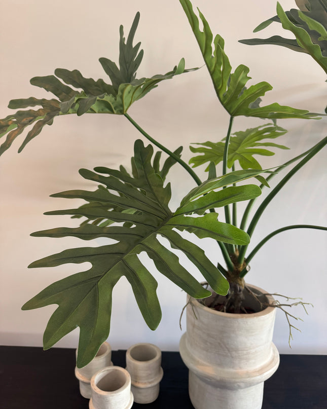 Luxe Kunstplant - Zijden Philodendron – 80 cm
