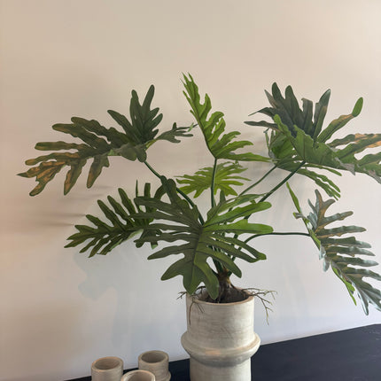 Luxe Kunstplant - Zijden Philodendron – 80 cm