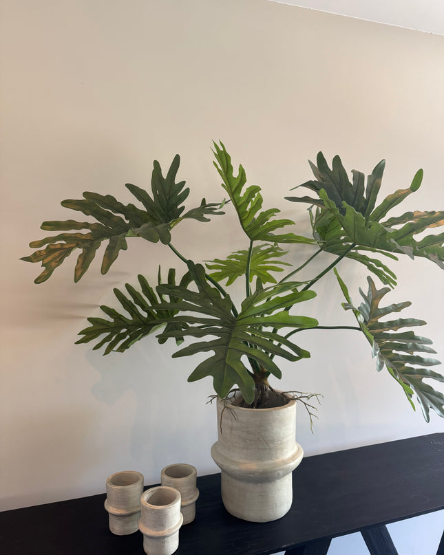 Luxe Kunstplant - Zijden Philodendron – 80 cm