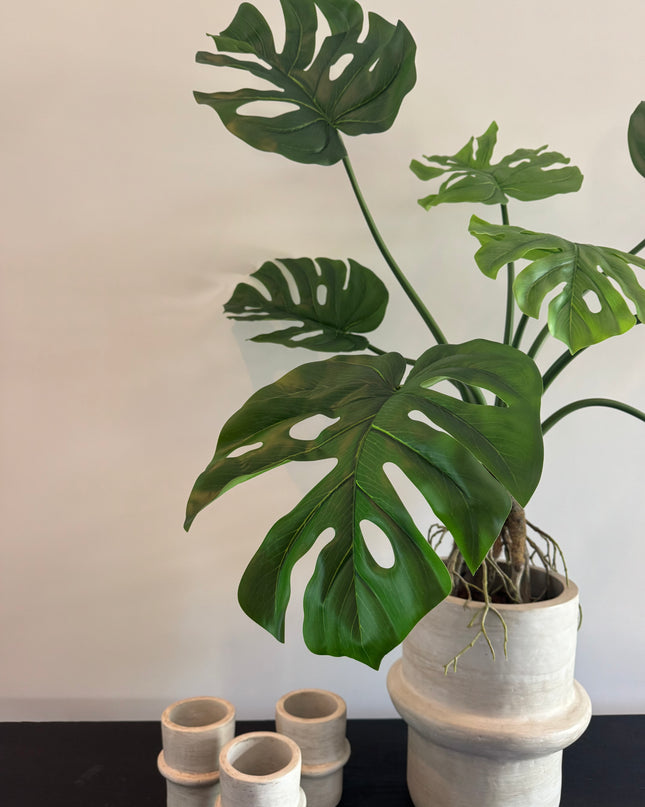 Luxe Kunstplant - Zijden Monstera 90 cm