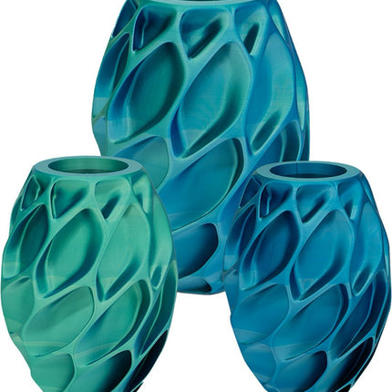 Jarrón 3D Oruna 34 cm - Color a elegir