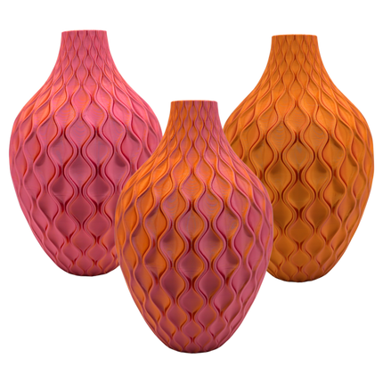 Jarrón 3D Ophira 34 cm - Color a elegir