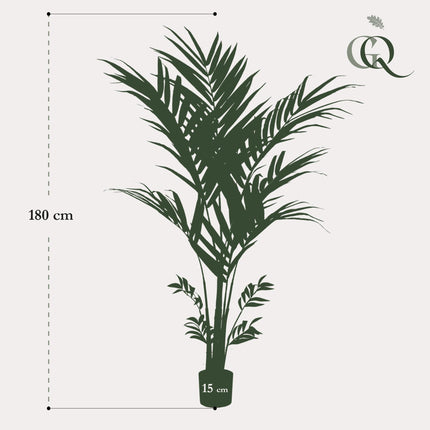 Kunstplant - Kentia -Kentiapalm - ↕ 180 cm