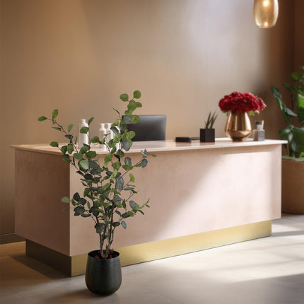 Kunstplant - Eucalyptus - Blauwe Gomboom  - ↕ 120 cm