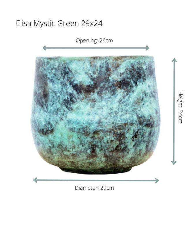 Elisa Mystic Green - D29 x H24 - 29x24