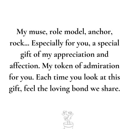 Ananas Rosita Gift "To Adore" met wenskaart - Ø12cm - ↕35cm