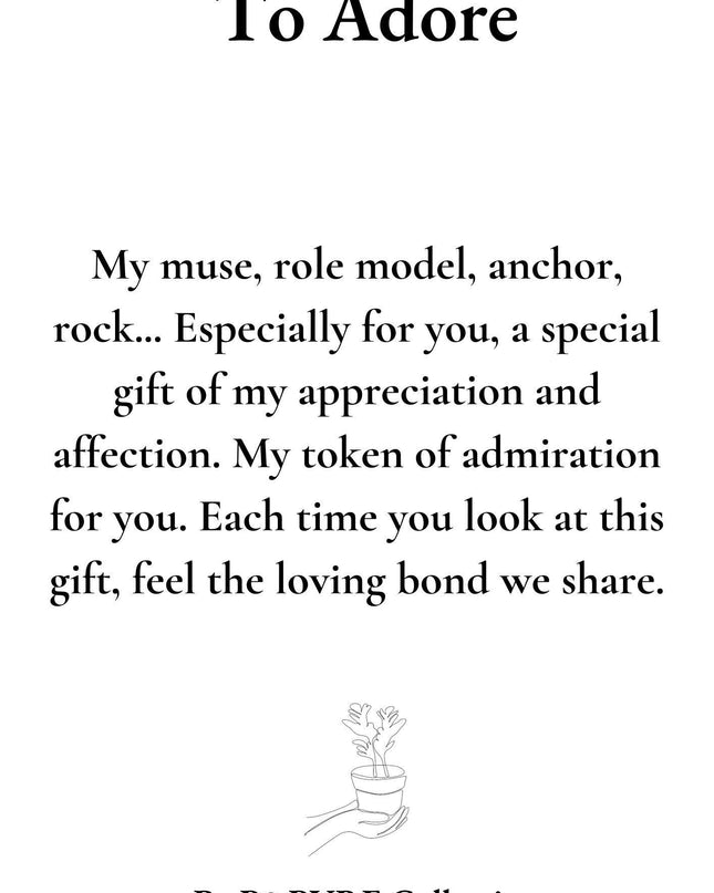 Ananas Rosita Gift "To Adore" met wenskaart - Ø12cm - ↕35cm