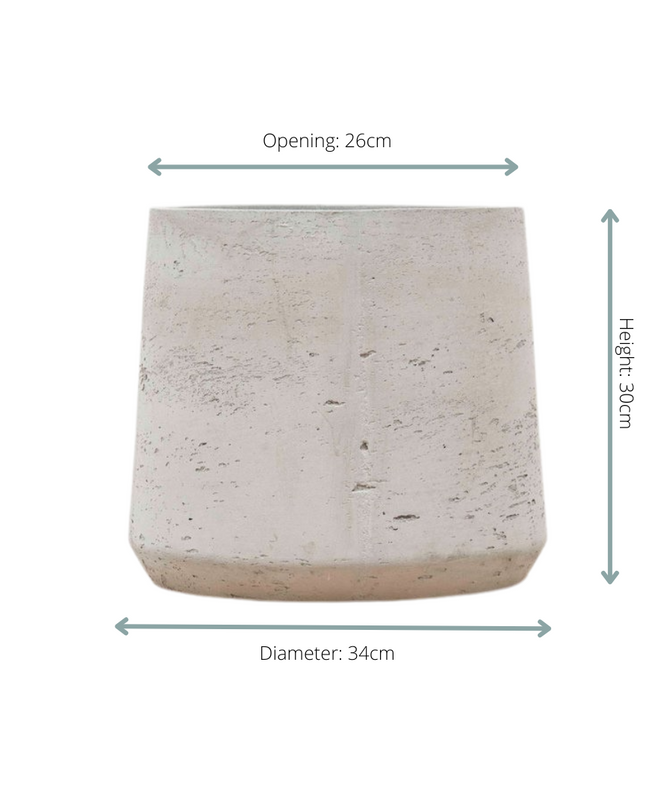 Pot Aniek Cement - D34 x H30
