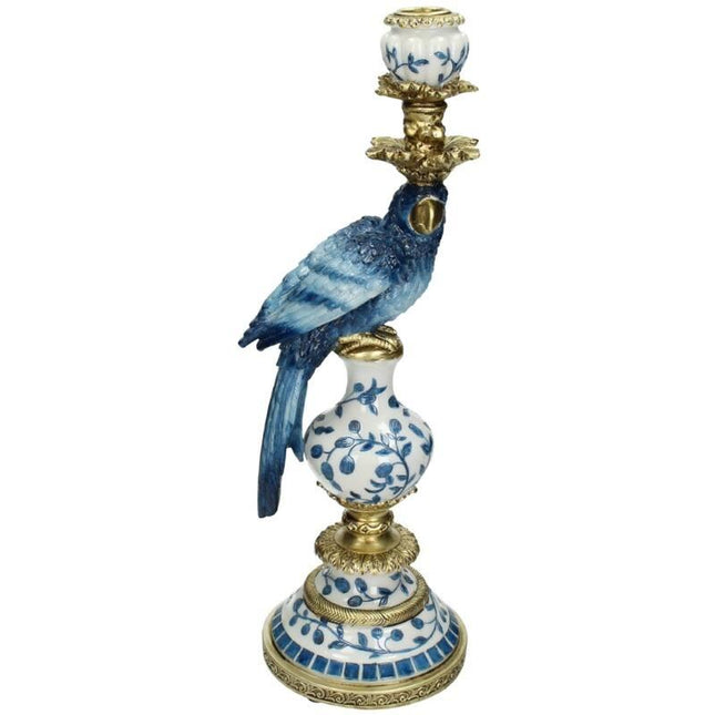 Kandelaar - Dutch Blue Parrot - 40 cm - Rechts