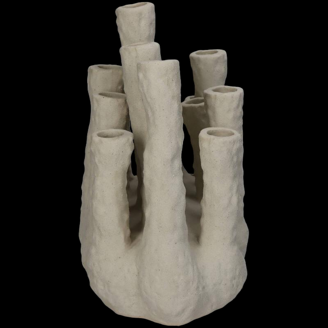 Bloemenhouder XL - Koraal - Ecru - Meertuitenvaas