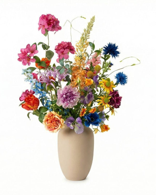 Artificial flowers - bouquet Summer Harmony Deluxe - 19 stems - ↑ 100 cm - Silk flowers