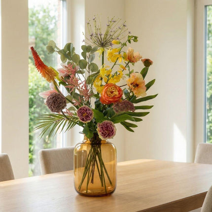 Flores artificiales - ramo Elegancia Botánica Deluxe - 13 tallos - ↑ 105 cm