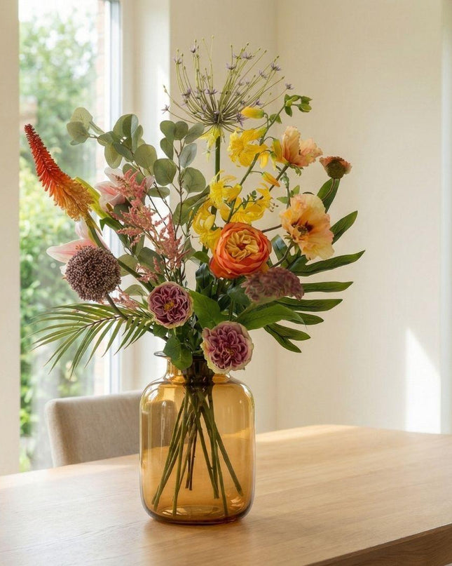 Artificial flowers - bouquet Botanical Elegance Deluxe - 13 stems - ↑ 105 cm