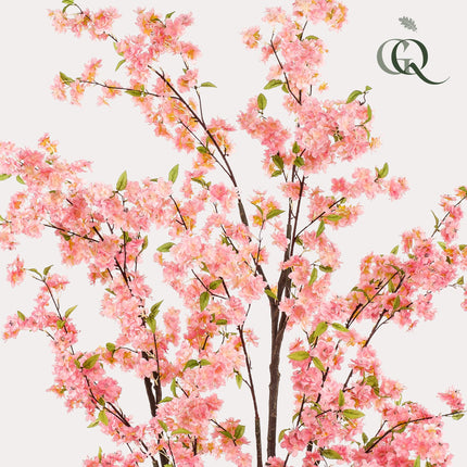 Kunstplant - Prunus - Kersenbloesem - Roze - ↕ 210cm