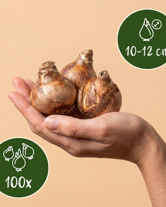 100x Narcissus Tete-A-Tete – Miniatur-Narzisse – Gelb – Frühjahrsblüher – Zwiebelgröße 10/11