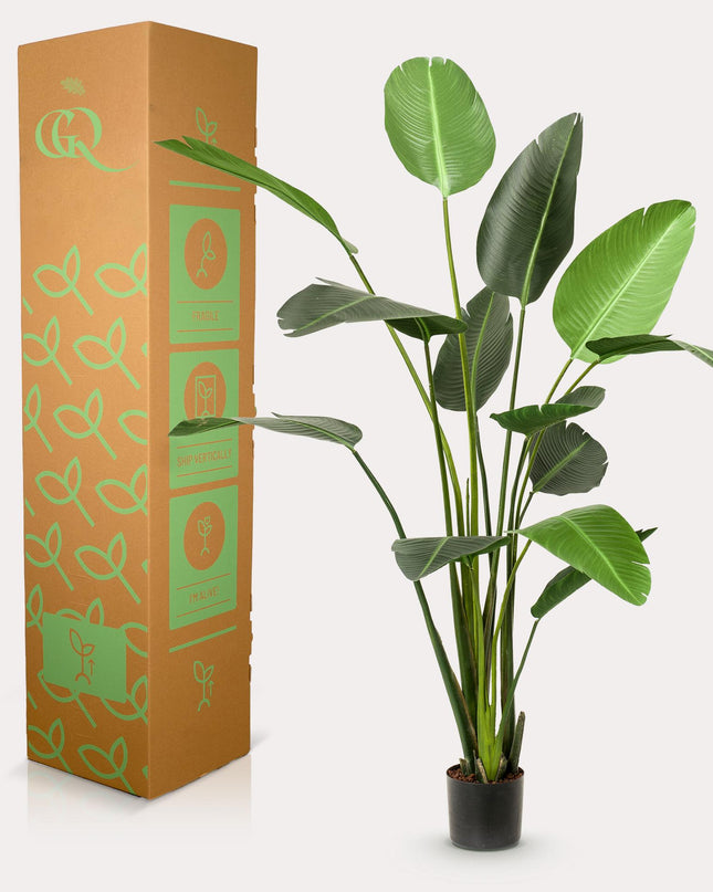 Kunstplant - Strelitzia Nicolai - Paradijsvogelbloem -  ↕ 230cm