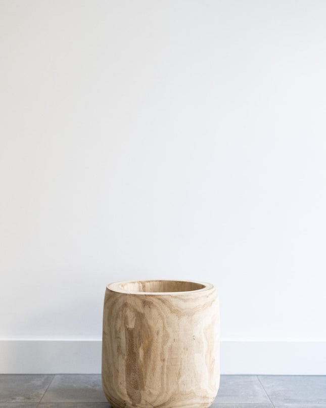 Pot Hout lichtbruin L - H31 W29