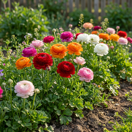 160x Ranunculus Mix – Ranunkel-Mix – Verschiedene – Sommerblüher – Zwiebelgröße 5/6