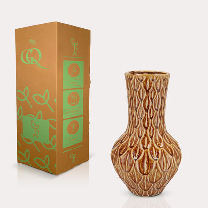 Vaas steen Boa Brown