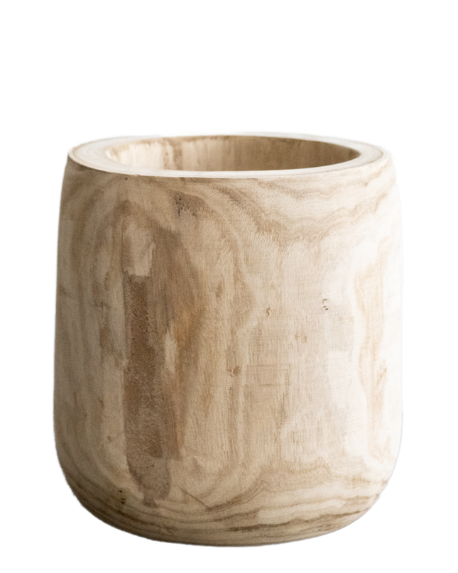 Pot Hout lichtbruin L - H31 W29