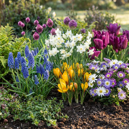 1000x Bulb Garden Mix - Zwiebelgartenmischung - Verschiedene - Sommerblüher - Zwiebelgröße 10/12