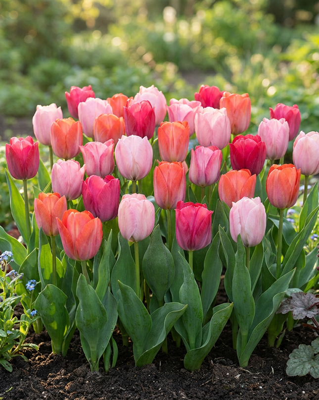 160x Tulipa Positive Vibe – Tulpe Positive Vibe – Verschiedene – Frühjahrsblüher – Zwiebelgröße 11/12