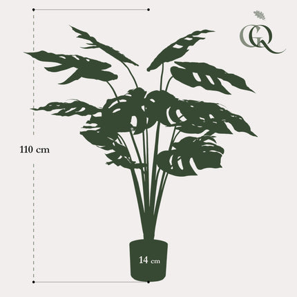 Kunstplant - Monstera Deliciosa - ↕ 95 cm