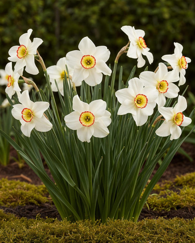 Bloembollen - Narcis Recurvus - Kleur Wit - 10 stuks - Bolmaat 12/14 - XXL Pack