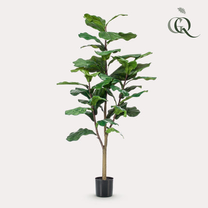 Kunstplant - Ficus Lyrata - Tabaksplant - ↕ 120 cm