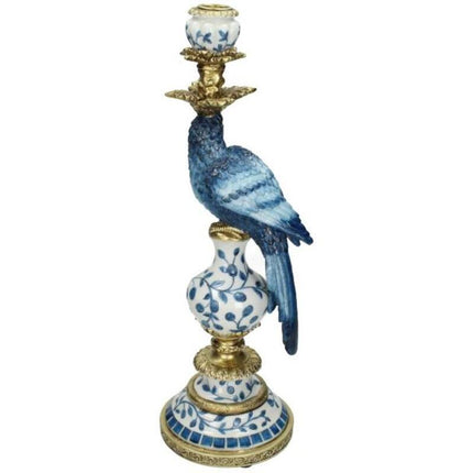 Kandelaar - Dutch Blue Parrot - 40 cm - Rechts