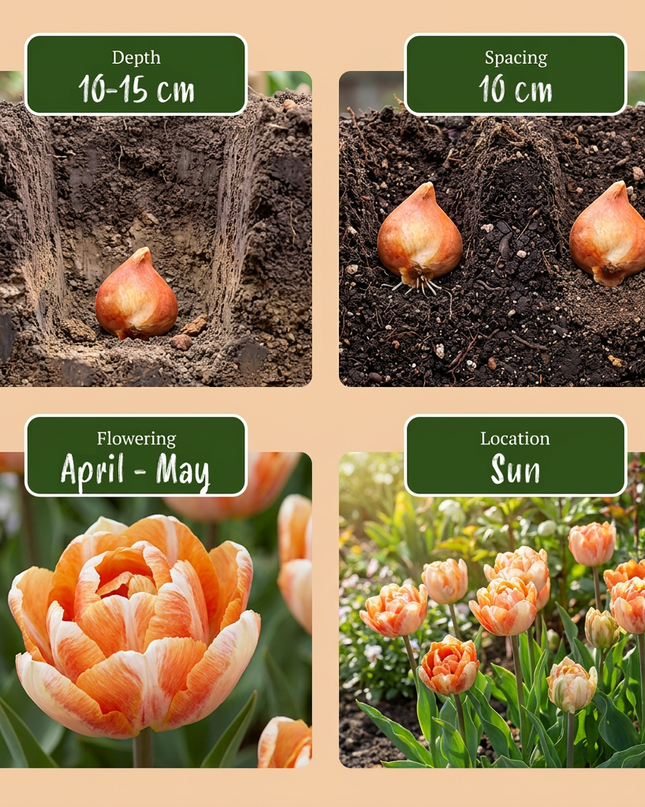 96x Tulipa Candle Light - Tulp Kaarslicht - Diversen - Voorjaarsbloeier - Bolmaat 11/12