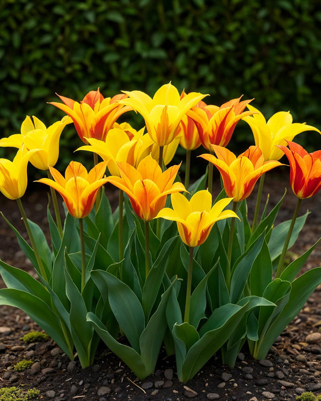 Bloembollen - Tulp Vendeeglobe - Kleur Geel - 12 stuks - Bolmaat 11/12 - XXL Pack