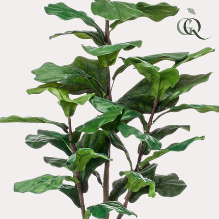 Kunstplant - Ficus Lyrata - Tabaksplant - ↕ 120 cm