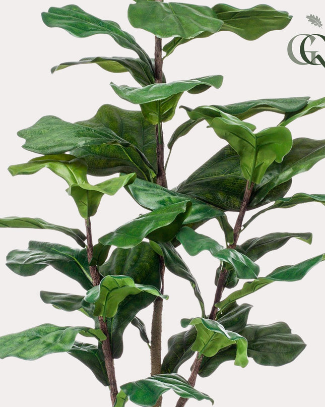 Kunstplant - Ficus Lyrata - Tabaksplant - ↕ 120 cm