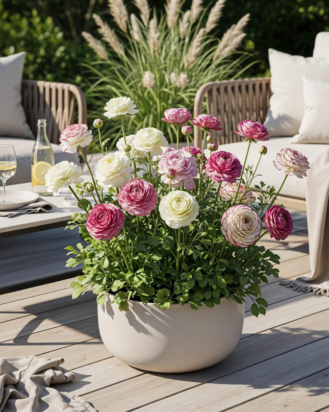 Bloembollen - Ranunculus Pastel Mix - Diversen Kleuren - 40 stuks - Bolmaat 5/6 - XXL Pack