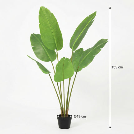 Planta artificial Strelitzia Nicolai - 135cm