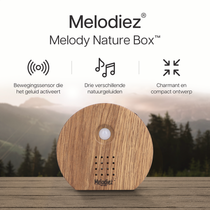 Scatola musicale Melodiez - Legno scuro