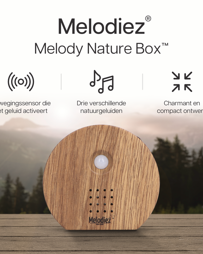 Scatola musicale Melodiez - Legno scuro