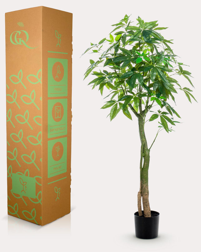 Kunstplant - Pachira Aquatica - Geldboom - ↕ 150 cm