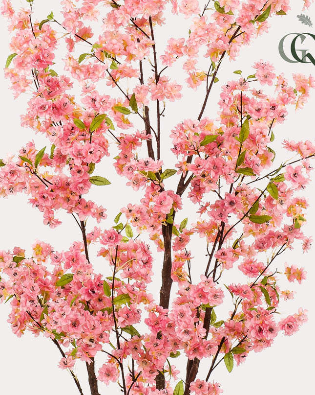 Kunstplant - Prunus - Kersenbloesem - Roze - ↕ 175cm