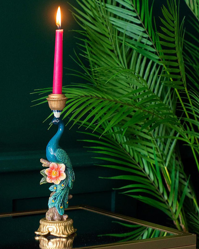 Kandelaar - Pauw Multi - 29 cm