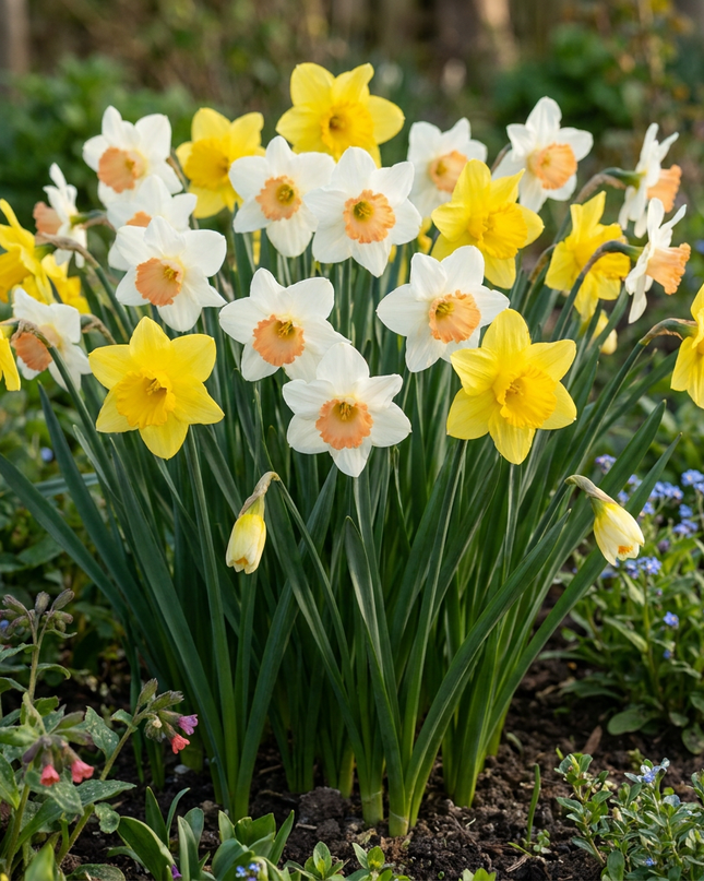 160x Narcissus Mix – Narzissen-Mix – Verschiedene – Frühjahrsblüher – Zwiebelgröße 10/12