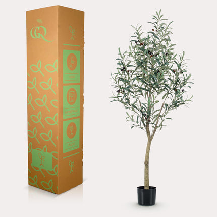 Kunst Olijfboom -  Olea europaea - Olijfboom - ↕ 140 cm