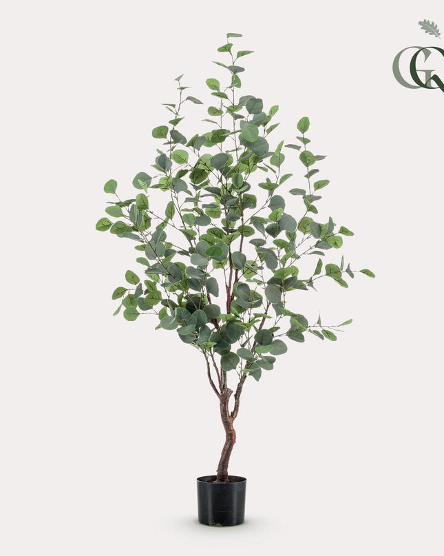 Kunstplant - Eucalyptus - Blauwe Gomboom  - ↕ 120 cm