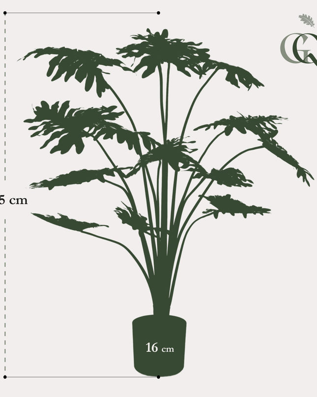 Kunstplant - Philodendron - ↕ 105 cm