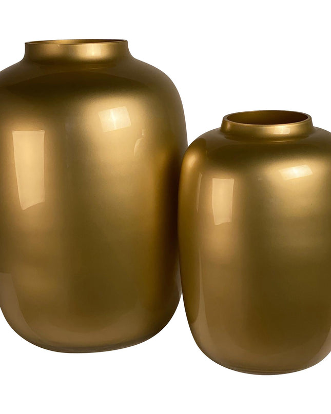 Vaas glas - Artic Gold - H35 W25