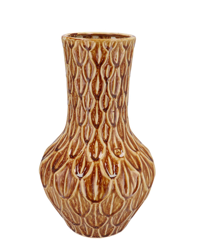 Vaas steen Boa Brown