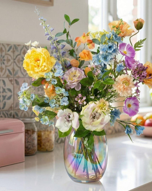 Artificial flowers - bouquet Spring Serenity Deluxe - 18 stems - ↑ 85 cm